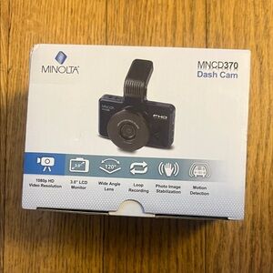 Minolta MNCD37Q Black Dash Cam
